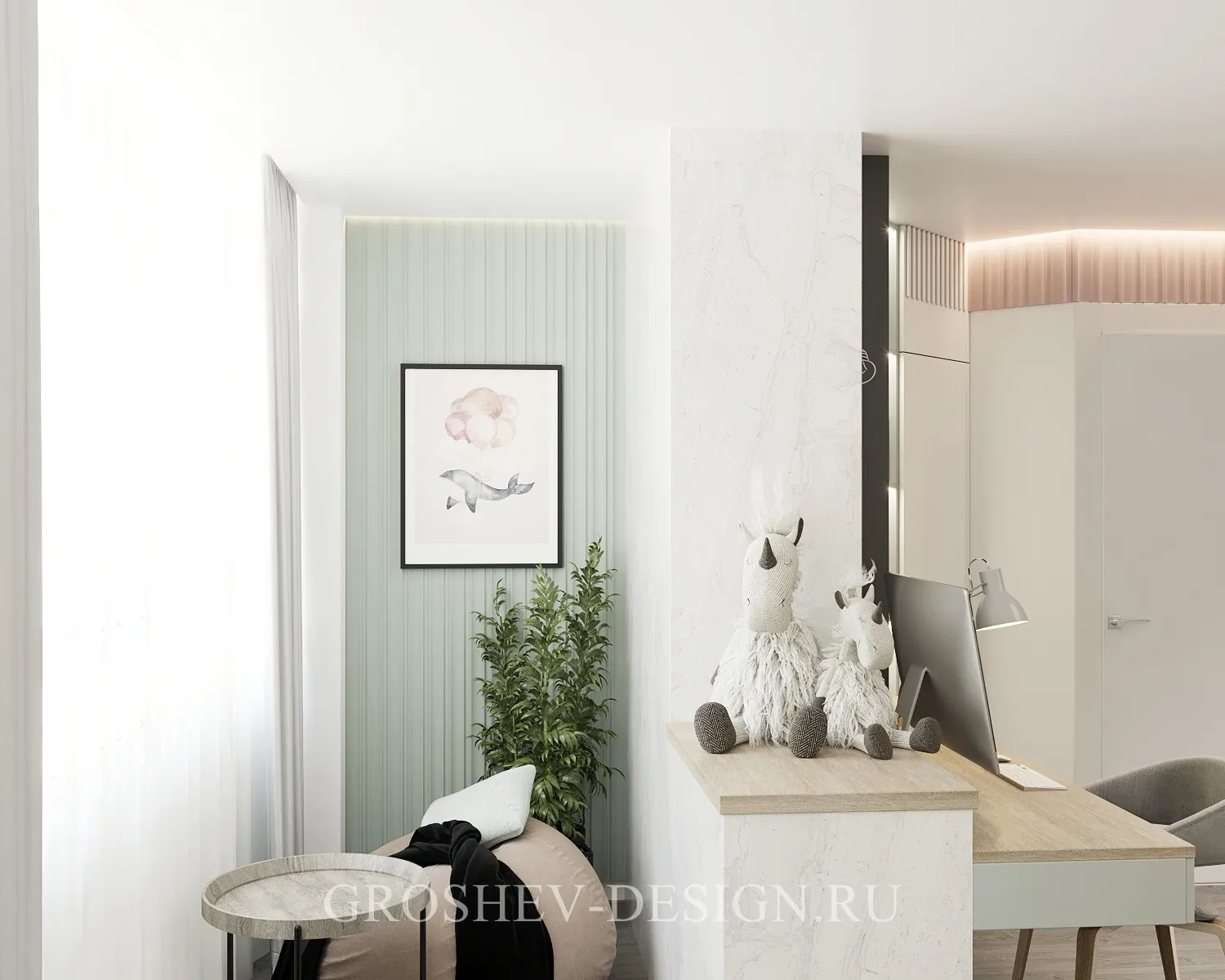 Дизайн интерьера квартиры в г. Абакан по ул. Алексеева 21 - Детская - Фото 13