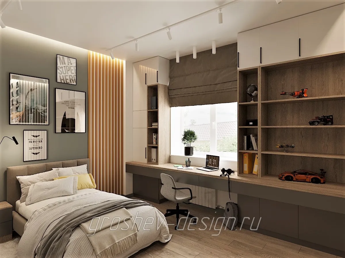 Дизайн интерьера частного дома в г. Абакан в 9 жилом районе - Детская - Фото 2
