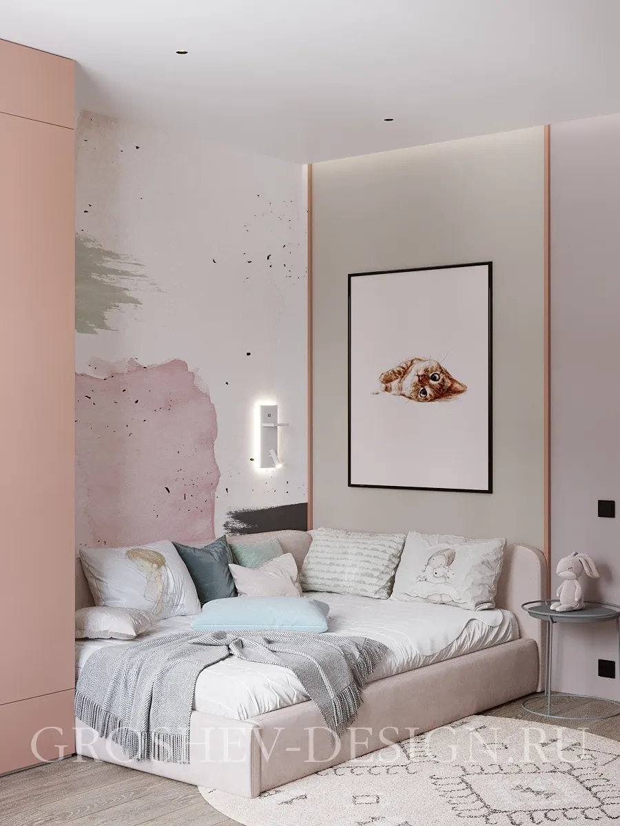 Дизайн интерьера квартиры в г. Абакан по ул. Комарова 7а - Детская - Фото 3