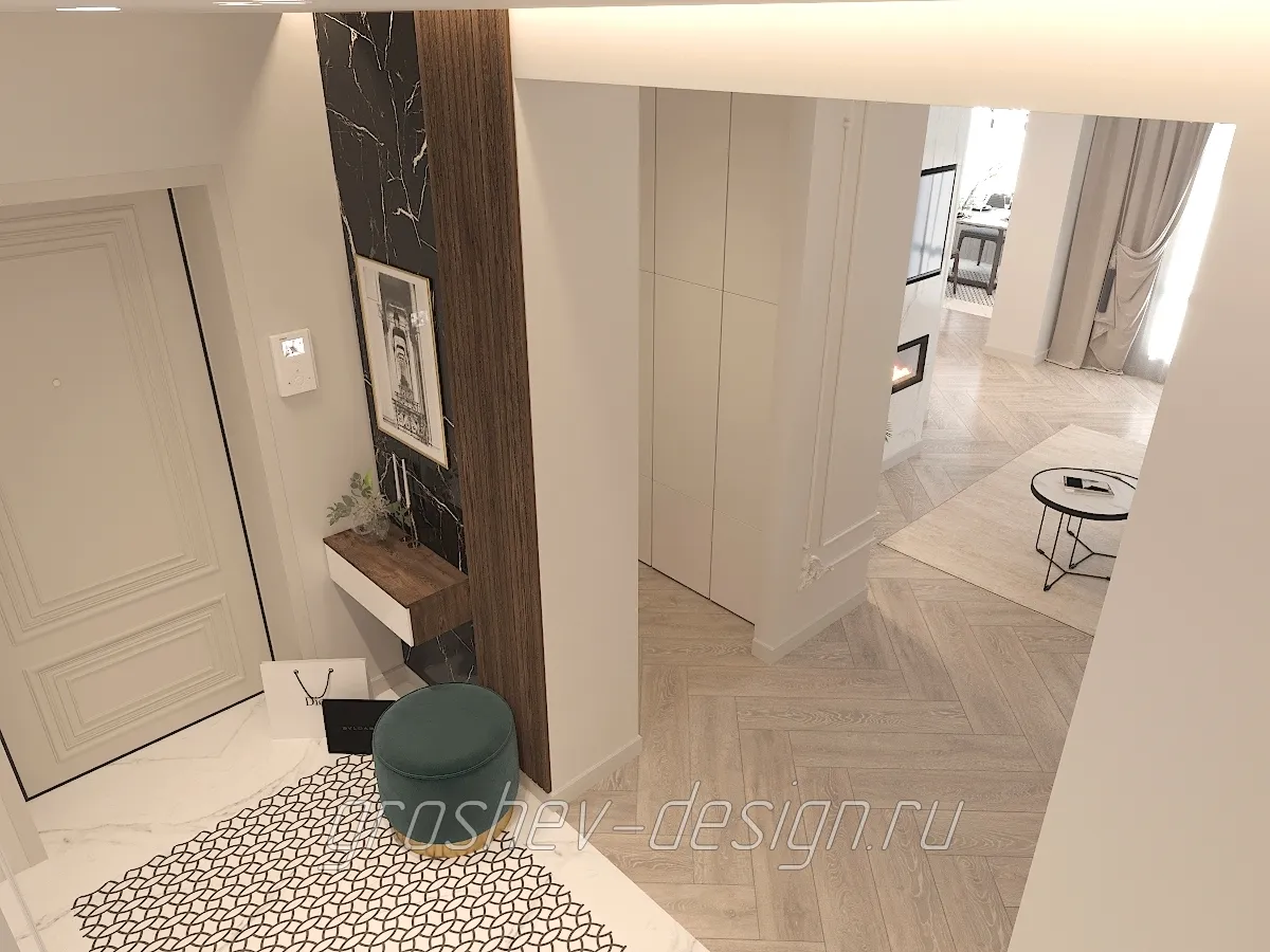 Дизайн интерьера квартиры в г. Абакан ул. Некрасова 31Б - Прихожая - Фото 4