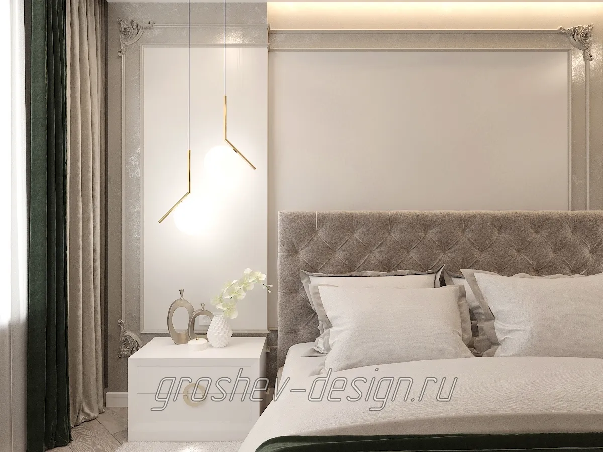 Дизайн интерьера квартиры в г. Абакан ул. Некрасова 31Б - Спальня - Фото 6
