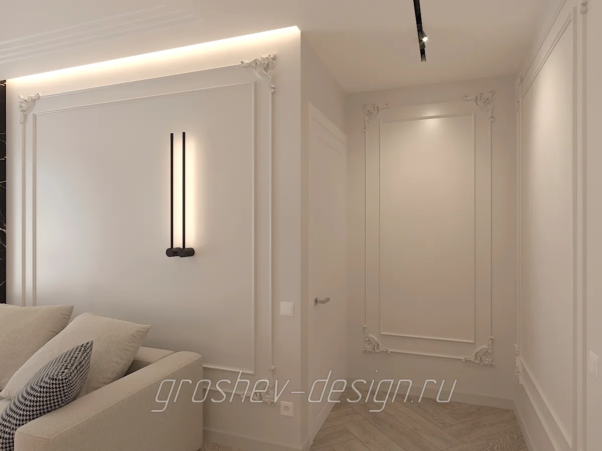Дизайн интерьера квартиры в г. Абакан ул. Некрасова 31Б - Гостиная - Фото 8
